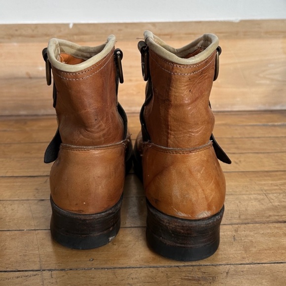 Santa Rosa vintage style reworked engineer boots SZ 8.5 by Zip Stevenson - Picture 2 of 7
